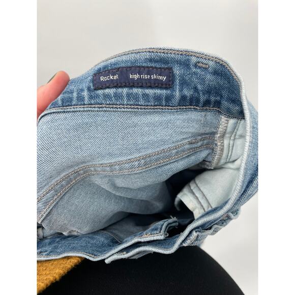 CITIZENS OF HUMANITY Rocket High Rise Skinny Jean in Small Talk Wash // 26 - Picture 5 of 12